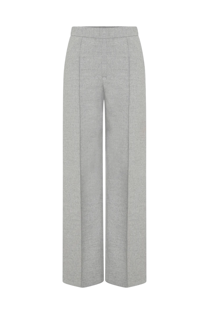DRYKORN Schlupfhose Im Marlenehosenlook In Softem Woll-Flanell Grau 8 DRYKORN Schlupfhose Im Marlenehosenlook In Softem Woll-Flanell Grau – Bild 6
