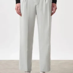 DRYKORN Bundfaltenhose Mit Elastischem Bund In Flanell Grau