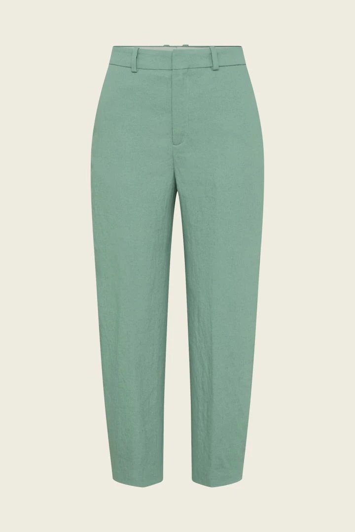 Herrenhosen-Style Aus Leinen-Viskose-Mix Grün 8 Herrenhosen-Style Aus Leinen-Viskose-Mix Grün – Bild 6