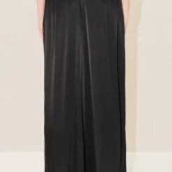 DRYKORN Palazzo Pants Mit Gummizugbund Aus Fließendem Viskose Satin Schwarz -Günstiges Drykorn Geschäft 10 80 130039 80758 CEILING 1000 03 dae6b6426af19b138b0643aaaaa83218cef5e21e 720x1080