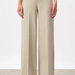 DRYKORN Marlenehose Mit Angeschnittenem Bund In Jersey Braun