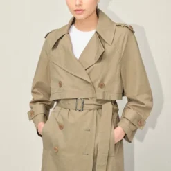 DRYKORN Klassischer Trench Mit Weitem Raglanärmel Braun
