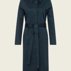 DRYKORN Mantel Mit Bindegürtel In Baumwoll-Gabardine Blau -Günstiges Drykorn Geschäft 10 85 122112 85295 ORHILL 3000 07 908774d82f04b66a06a1ecc9f0ef501fafee38cc 720x1080