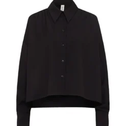 DRYKORN Oversize-Hemdbluse Mit Tiefer Rückenpasse In Softem Flanell Schwarz -Günstiges Drykorn Geschäft 10 87 120070 87513 FLANNA 1000 07 3aff29fb6ebf79a5afe268752bc0408f26e42919 720x1080