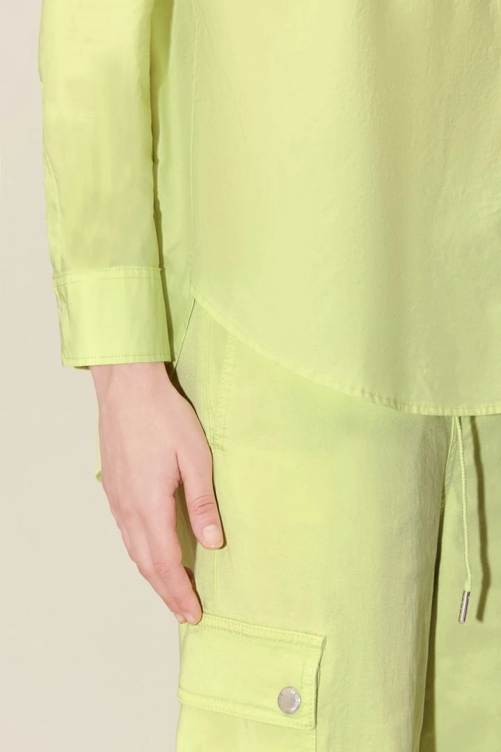 DRYKORN Hemdbluse Aus Popelin Gelb 6 DRYKORN Hemdbluse Aus Popelin Gelb – Bild 4