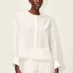 DRYKORN Tunika Mit Ballonärmel Off_white