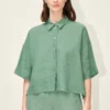DRYKORN Kastige Hemdbluse Aus Leinen Grün 2 DRYKORN Kastige Hemdbluse Aus Leinen Grün -Günstiges Drykorn Geschäft 10 87 126032 87499 YARIKA 2204 01 ccecd8ff5f94b8fa23a68b188305324e3e3eaf72 720x1080