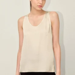 DRYKORN Top Aus Fließendem Satin Beige