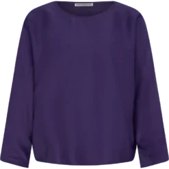 DRYKORN Shirt-Bluse Mit Fledermausärmel In Satin Lila