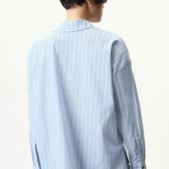 DRYKORN Hemdbluse In Baumwoll-Popelin Mit Streifen Blau -Günstiges Drykorn Geschäft 10 87 144056 87370 CLOELIA 3702 03 c0b3d704dc7d3791158127eb19deb6892e2a7872 720x1080