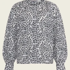 DRYKORN Tunika Mit Feather-Print Schwarz -Günstiges Drykorn Geschäft 10 87 152147 87479 ITUA 1000 07 97777f2b072c627670501f1c66d1066acf84043d 720x1080