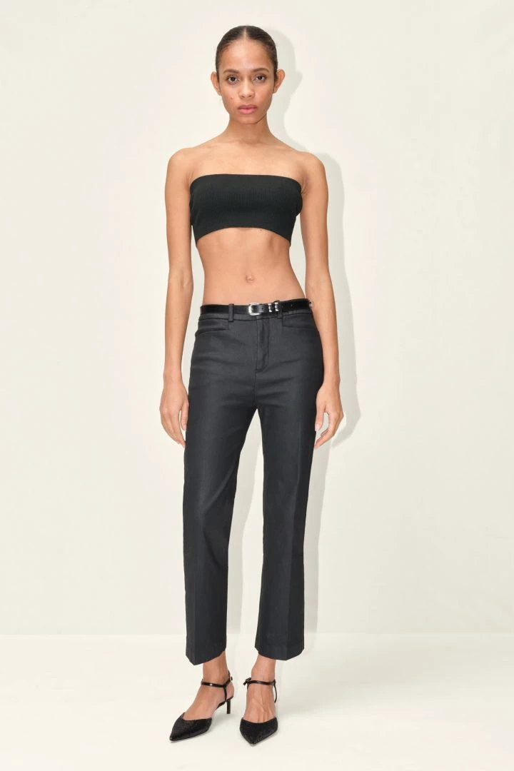 DRYKORN Bandeau-Strick-Top Schwarz 4 DRYKORN Bandeau-Strick-Top Schwarz – Bild 2