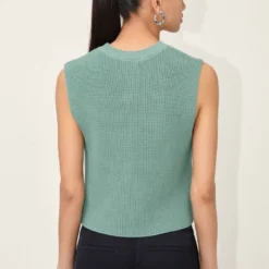 DRYKORN Ärmelloses Stricktop Grün -Günstiges Drykorn Geschäft 10 88 420046 88461 BERULA 2204 03 5a68fe2918bf4ecde8f7c2fb6ee45b05928531fc 720x1080