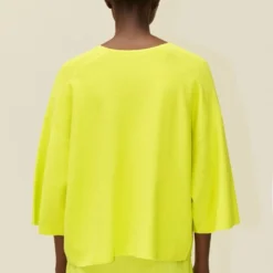 DRYKORN Verkürztes Oversize Strick T-Shirt Aus Baumwolle-Kaschmir Gelb -Günstiges Drykorn Geschäft 10 88 420115 88561 NILAY 7604 03 81a88da03d34a1a72b87b1415c771f00397e0435 720x1080