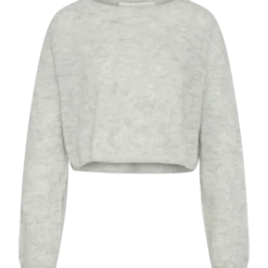 Vekürzter Pullover Mit überlangen Ärmeln In Luxuriösem Suri Baby-Alpaka Mix Grau -Günstiges Drykorn Geschäft 10 88 420125 88583 IMENY 6602 07 e0077f907707977a4b63805e5e30740de77369f2 720x1080