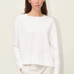 DRYKORN Longsleeve Mit Rundhals Off_white