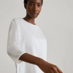 DRYKORN Luxoriöses, Glänzendes Longsleeve Off_white