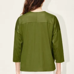 DRYKORN T-Shirt Aus Lyocell-Baumwoll-Jersey Grün 10 DRYKORN T-Shirt Aus Lyocell-Baumwoll-Jersey Grün -Günstiges Drykorn Geschäft 10 89 520092 89766 KIRLA 2502 03 af3624d64fa19c26a4c3958db613d2ffeef08f9c 720x1080