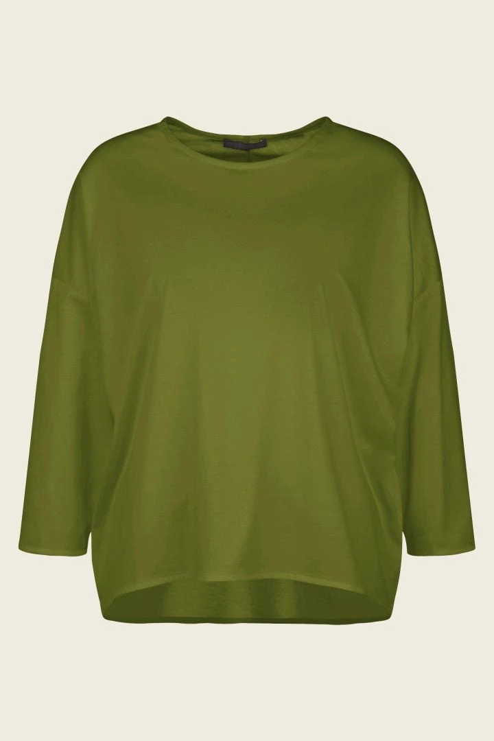 DRYKORN T-Shirt Aus Lyocell-Baumwoll-Jersey Grün 8 DRYKORN T-Shirt Aus Lyocell-Baumwoll-Jersey Grün – Bild 6