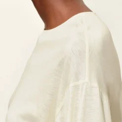 T-Shirt Aus Lyocell-Baumwoll-Jersey Off_white -Günstiges Drykorn Geschäft 10 89 520092 89852 KJELLA 1902 05 4ae79f22c52d9ad21554a0555f39972c0beddda3 720x1080