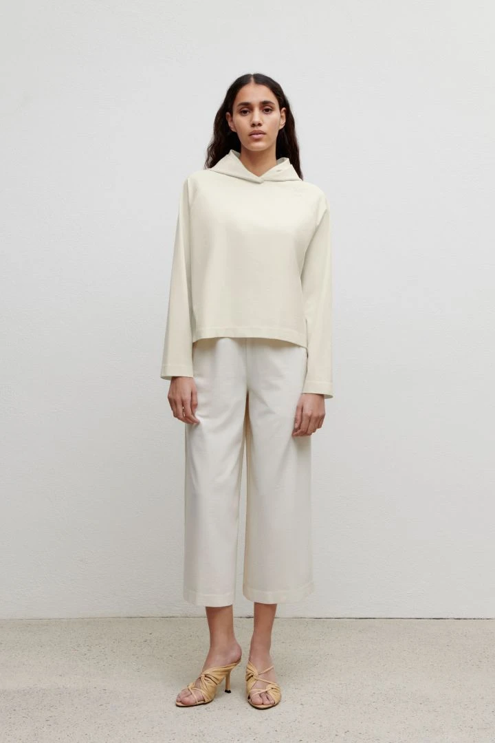 Lyocell Hoodie Off_white 4 Lyocell Hoodie Off_white – Bild 2