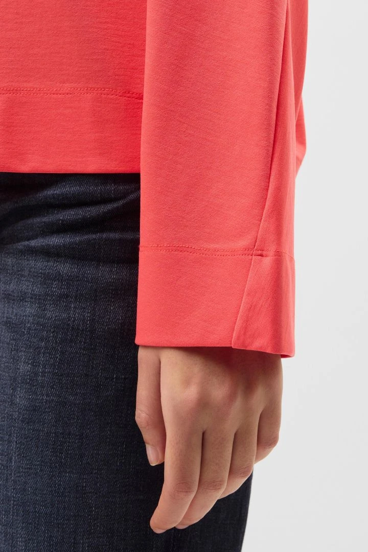 DRYKORN Sweatshirt Mit Stehkragen Orange 6 DRYKORN Sweatshirt Mit Stehkragen Orange – Bild 4