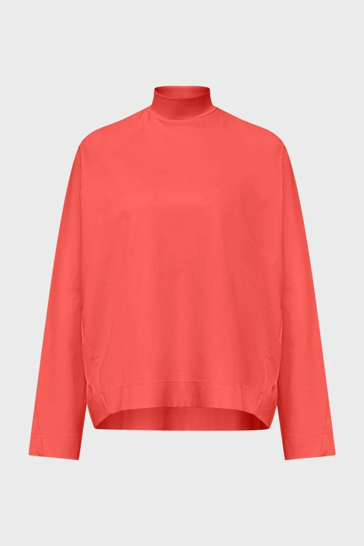 DRYKORN Sweatshirt Mit Stehkragen Orange 8 DRYKORN Sweatshirt Mit Stehkragen Orange – Bild 6